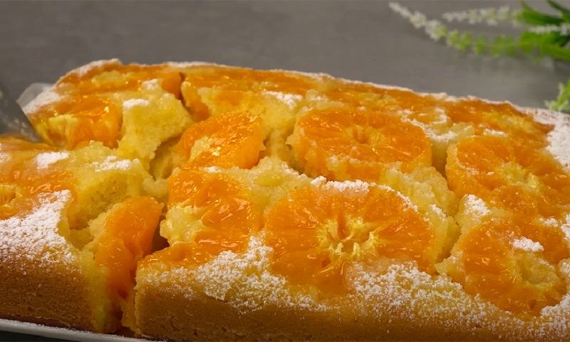 Зимний мандариновый пирог: Ароматы праздника на вашем столе