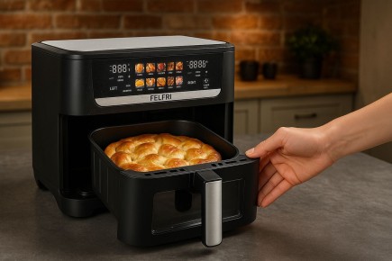 Шарлотка в аэрогриле: быстро и без лишних хлопот