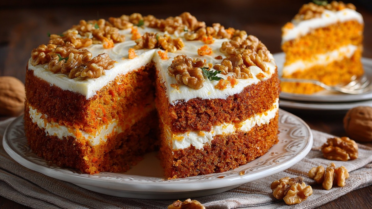 Морковный кекс без сахара