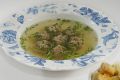 Вкусный бульон с говяжьими фрикадельками