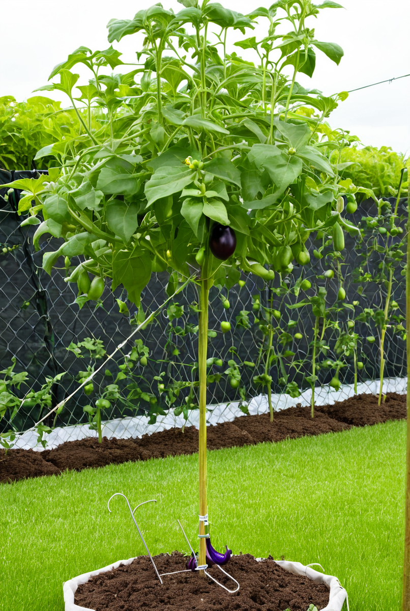 Комплект для подвязки баклажанов: все, что нужно для богатого урожая