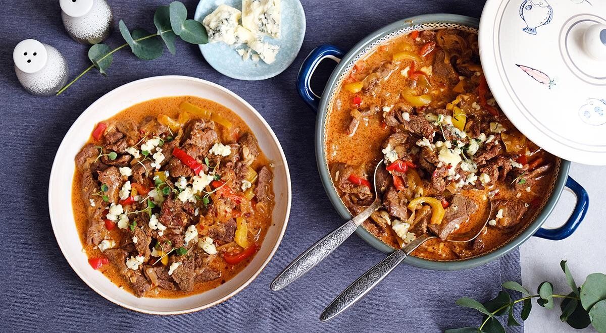 Сочное рагу с говядиной и перцем: уютное блюдо для всей семьи