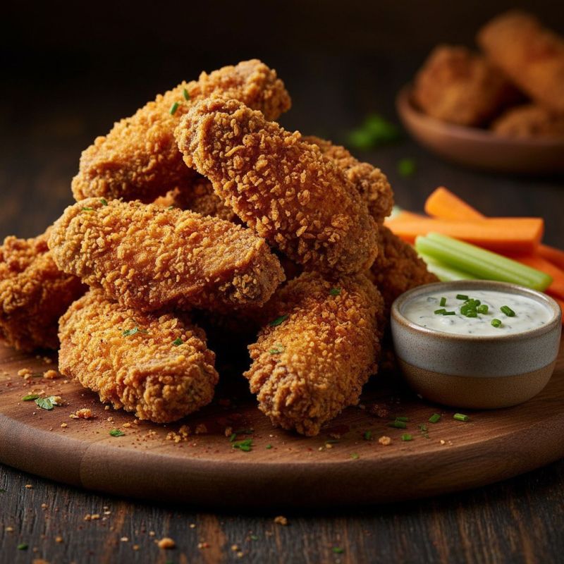 Куриные крылышки с хрустящей корочкой