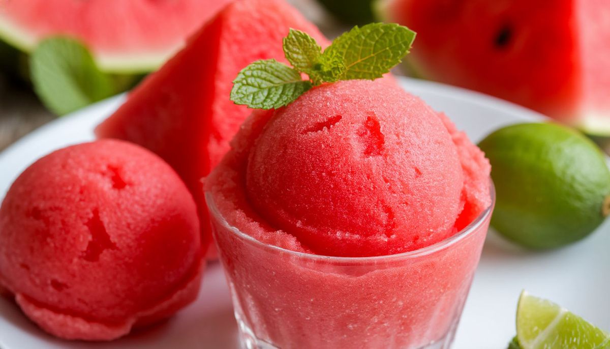 Летний арбузный сорбет: освежите свои будни