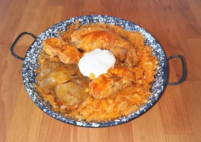 Неповторимый вкус кролика с кислой капустой