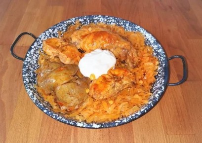 Неповторимый вкус кролика с кислой капустой