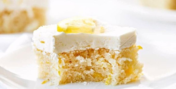 Необычный лимонный торт без молока и яиц: Рецепт Crazy Cake