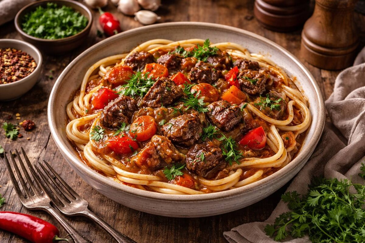 Лагман по-новому: вкусно и просто для всей семьи