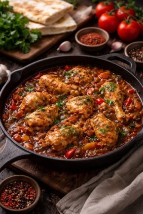 Чахохбили: как приготовить курицу с насыщенным соусом с первого раза