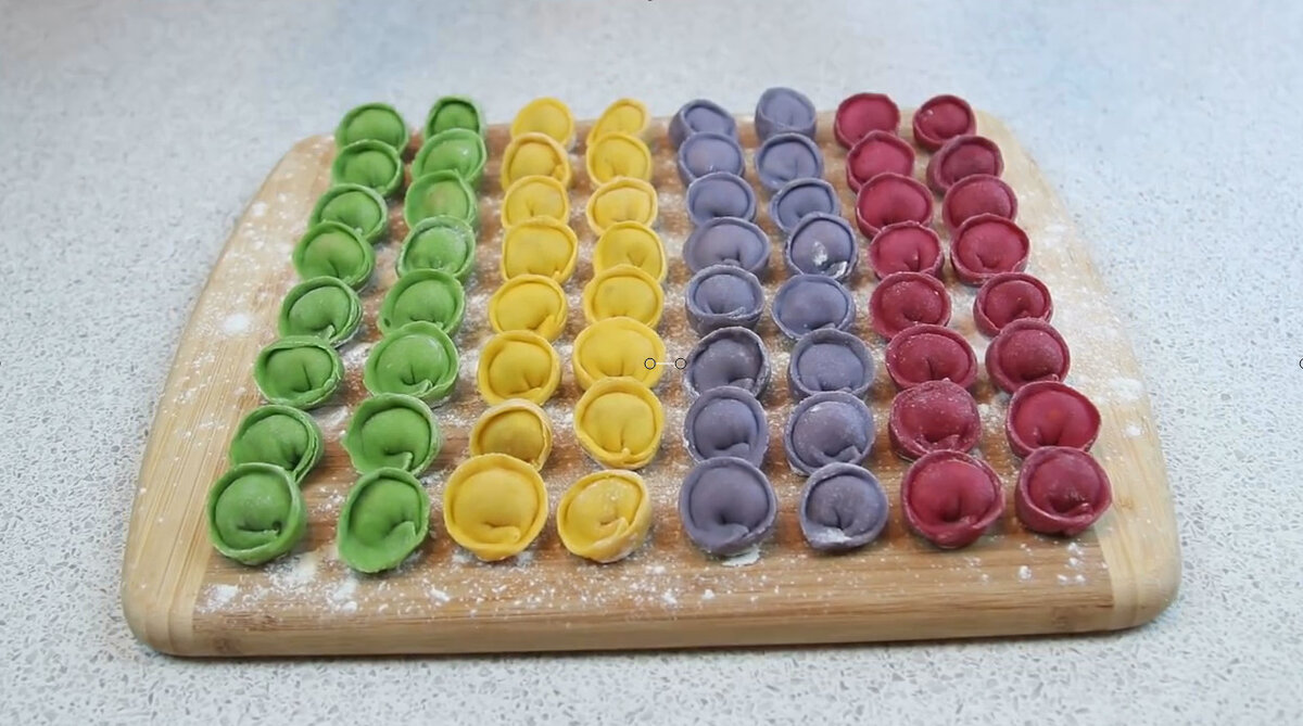 Как сделать пельмени яркими и аппетитными для детей