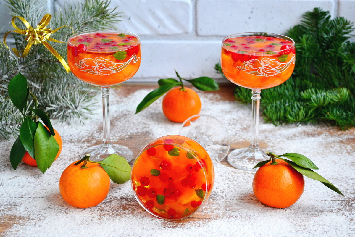 Праздничный десерт: легко и с изюминкой — зимнее фруктовое желе