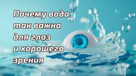 Простая вода как способ улучшения зрения