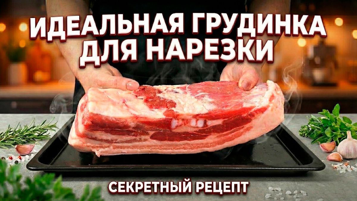 Нежная свиная грудинка: простой рецепт для праздничного стола
